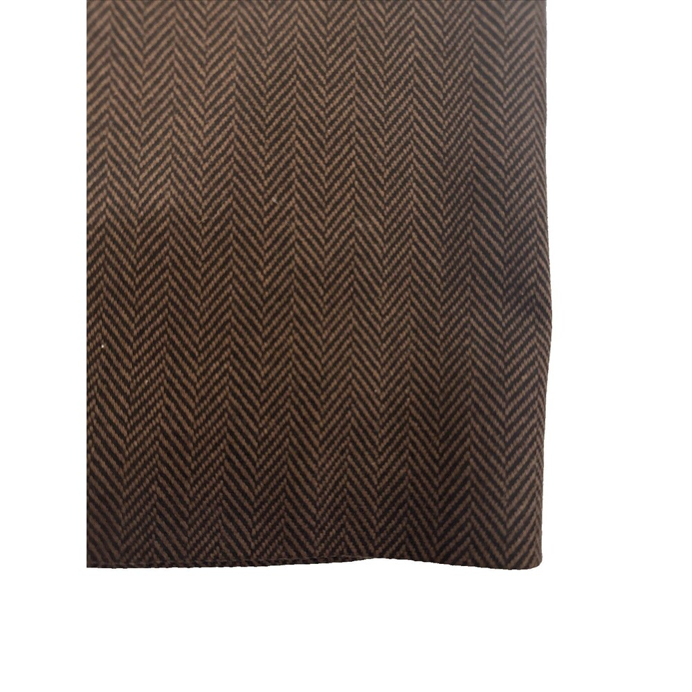 Dolce & Gabbana Womens Sz IT38 US4 Herringbone Virgin Wool Pencil Skirt Italy - Picture 4 of 16